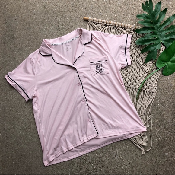 New Rae Dunn PJ Set Size XL - Bride Squad - Picture 2 of 7